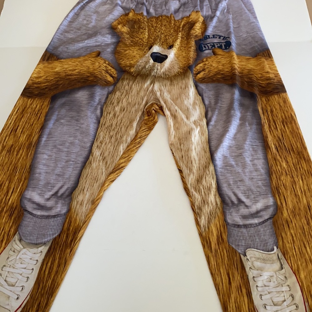 Teddy Bear Piggy Back Ride Lounge Pants